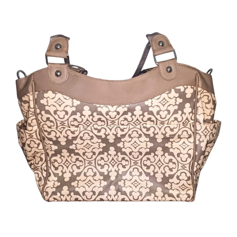 Petunia Pickle Bottom City Carry All Diaper Bag Tote & Removable Changing Pad